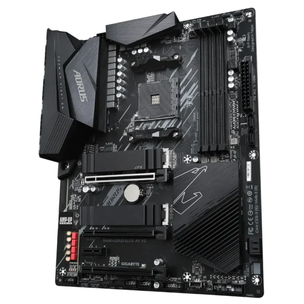 GIGABYTE B550 AORUS ELITE AX V2 ATX AM4 Motherboard with DDR4 4733MHz, PCIe 4.0, and Wi-Fi 6 - GA-B550-AORUS-ELITE-AX-V2