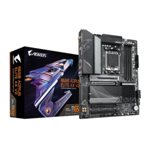 GA-B650-A-ELITE-AX-V2 1 GIGABYTE B650 AORUS ELITE AX V2 ATX AM5 Motherboard with DDR5 8000MHz, PCIe 5.0 M.2, and Wi-Fi 6E - GA-B650-A-ELITE-AX-V2