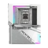 Gigabyte B650E AORUS STEALTH ICE ATX Motherboard, AM5, DDR5 8000(OC), PCIe 5.0, Wi-Fi 7, USB-C 40Gbps, Reverse Connector, White - GA-B650E-A-STEALTH-ICE