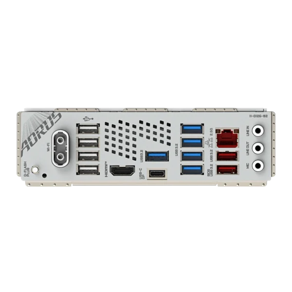 Gigabyte B650E AORUS STEALTH ICE ATX Motherboard, AM5, DDR5 8000(OC), PCIe 5.0, Wi-Fi 7, USB-C 40Gbps, Reverse Connector, White - GA-B650E-A-STEALTH-ICE