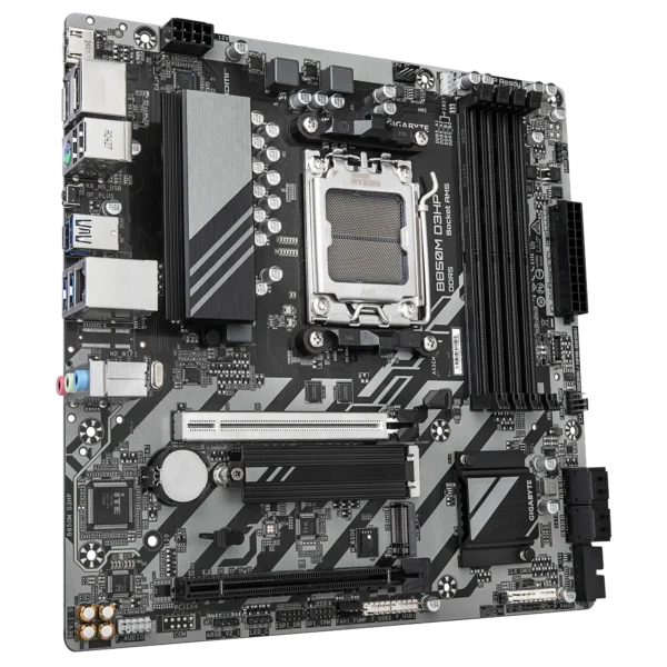 GIGABYTE B850M D3HP Micro ATX AM5 Motherboard with DDR5 8200MHz and PCIe 5.0 - GA-B850M-D3HP