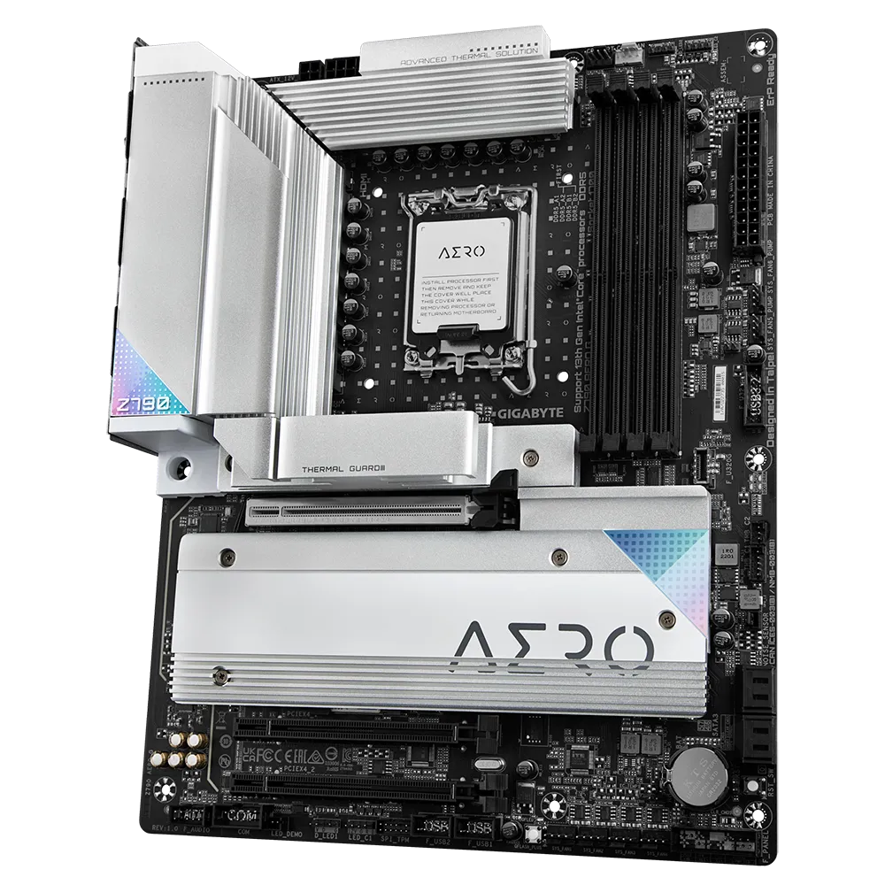 GIGABYTE　Z790 AERO G LGA1700 ATX Gigabyte Z790 AERO G ATX Motherboard, LGA1700, DDR5 7600(O.C.
