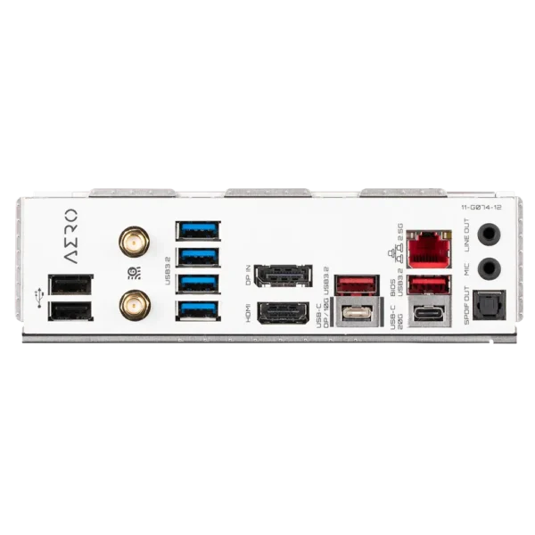 Gigabyte Z790 AERO G ATX Motherboard, LGA1700, DDR5 7600(O.C.), PCIe 5.0, 5x M.2, VisionLINK USB-C, Wi-Fi 6E, Q-Flash Plus - GA-Z790-AERO-G (rev. 1.0)