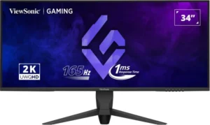 ViewSonic VX3480-2K-PRO 34-Inch UWQHD 165Hz Gaming Monitor with FreeSync Premium, HDR10, HDMI, DisplayPort - VX3480-2K-PRO