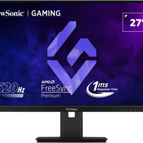 ViewSonic XG2737 27-Inch 520Hz FHD IPS Gaming Monitor with FreeSync Premium, G-Sync Compatible, HDR10, HDMI 2.1, DisplayPort 1.4 - XG2737