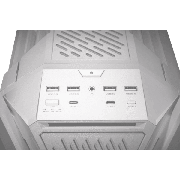 ASUS ROG Hyperion GR701 White E-ATX Case Tempered Glass ARGB - GR701 ROG HYPERION WHITE EDITION