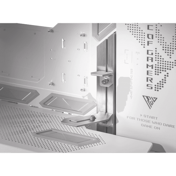 ASUS ROG Hyperion GR701 White E-ATX Case Tempered Glass ARGB - GR701 ROG HYPERION WHITE EDITION