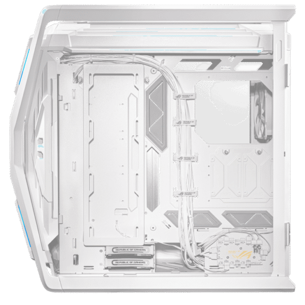 ASUS ROG Hyperion GR701 White E-ATX Case Tempered Glass ARGB - GR701 ROG HYPERION WHITE EDITION