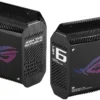 ASUS ROG Rapture GT6 AX10000 Tri-Band WiFi 6 Mesh System 2-Pack Black - GT6(B-2-PK)