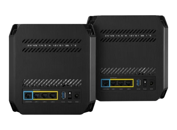 ASUS ROG Rapture GT6 AX10000 Tri-Band WiFi 6 Mesh System 2-Pack Black - GT6(B-2-PK)