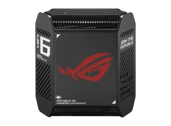 ASUS ROG Rapture GT6 AX10000 Tri-Band WiFi 6 Mesh System 2-Pack Black - GT6(B-2-PK)