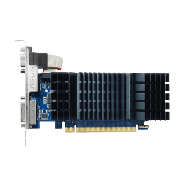 ASUS GeForce GT 730 2GB GDDR5 Low Profile Graphics Card with Silent 0dB Cooling for HTPC Builds - GT730-SL-2GD5-BRK
