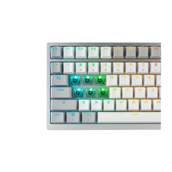 ASUS ROG Azoth White NX Mechanical Keyboard PBT Keycaps - M701 ROG AZOTH/NXSW/US/PBT/WHT