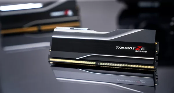 G.SKILL Trident Z5 Neo RGB Series (AMD Expo) DDR5 RAM 32GB (2x16GB) 8000MT/s CL38-48-48-128 1.45V Desktop Computer Memory UDIMM - Matte Black (F5-8000J3848H16GX2-TZ5NR)