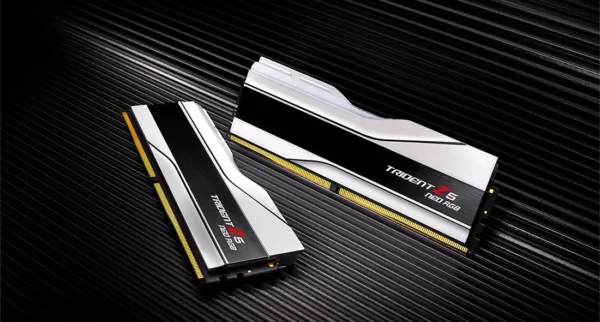 G.SKILL Trident Z5 Neo RGB Series (AMD Expo) DDR5 RAM 32GB (2x16GB) 8000MT/s CL38-48-48-128 1.45V White Desktop Computer Memory UDIMM - Matte White (F5-8000J3848H16GX2-TZ5NRW)
