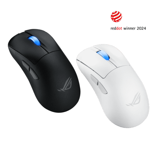 ASUS ROG Keris II Ace Wireless White Gaming Mouse AimPoint - P714 ROG KERIS II WL ACE/WHT
