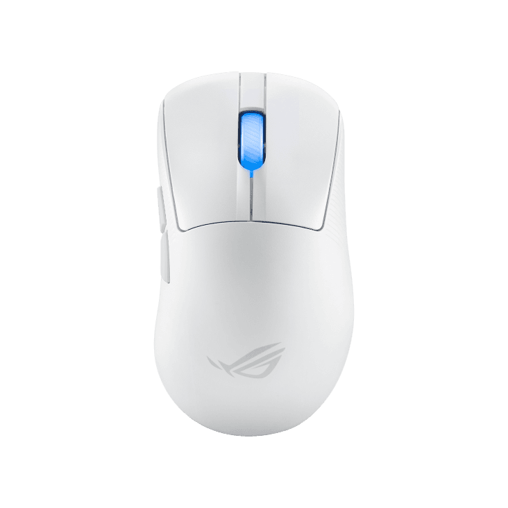 ASUS ROG Keris II Ace Wireless White Gaming Mouse AimPoint – P714 ROG KERIS II WL ACE/WHT...