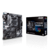 ASUS PRIME B550M-A AM4 Micro ATX Motherboard with AMD B550 Chipset, DDR4 4866(O.C.), PCIe 4.0, 1Gb Ethernet, AURA Sync - PRIME B550M-A
