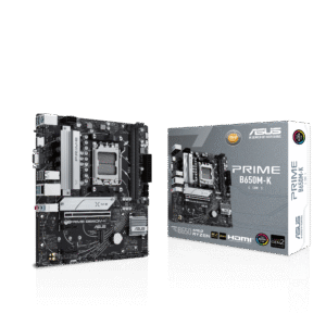 ASUS PRIME B650M-K AM5 Micro ATX Motherboard with AMD B650 Chipset, DDR5 8000+(OC), PCIe 5.0 M.2, 2.5Gb Ethernet, Aura Sync - PRIME B650M-K