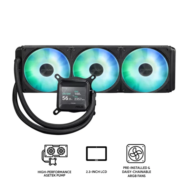 ASUS PRIME LC 360 ARGB AIO Cooler Asetek ARGB - PRIME LC 360 ARGB