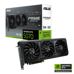 ASUS PRIME GeForce RTX 5070 12GB GDDR7 SFF-Ready Graphics Card with Blackwell Architecture and Triple-Fan Cooling - PRIME-RTX5070-12G