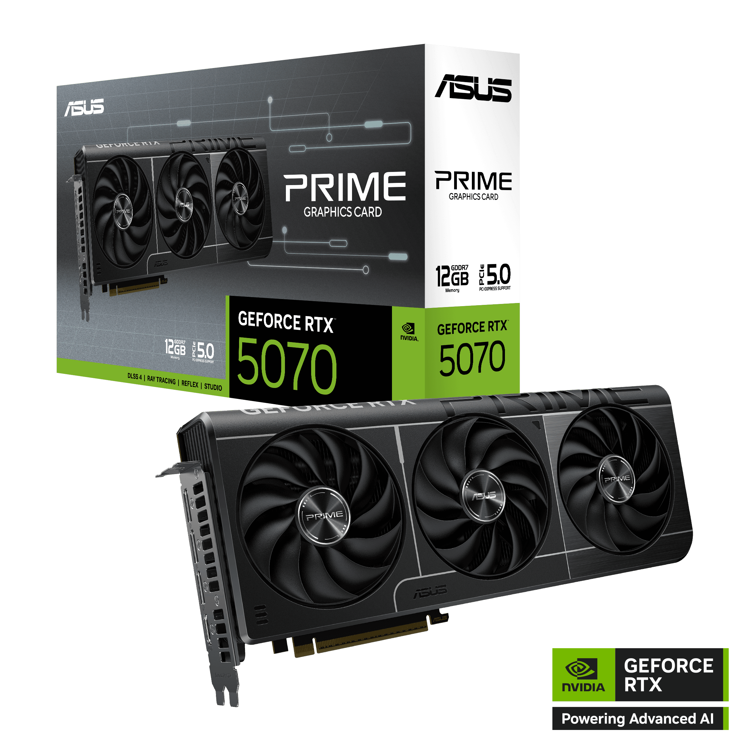 ASUS PRIME GeForce RTX 5070 12GB GDDR7 SFF-Ready