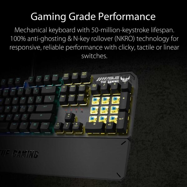 ASUS TUF Gaming K3 Red Mechanical Keyboard - RA05 TUF GAMING K3/RD/US