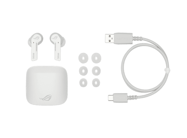 ASUS ROG Cetra True Wireless White Gaming Headphones - ROG CETRA TRUE WIRELESS/WHITE