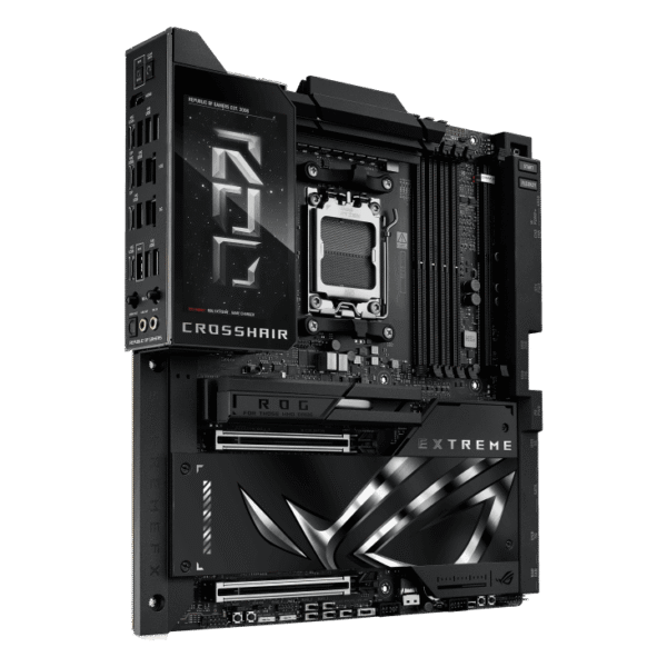 ASUS ROG Crosshair X870E Extreme AM5 E-ATX Motherboard with AMD X870E Chipset, DDR5 9000+(OC), PCIe 5.0, Wi-Fi 7, USB4, 5" LCD, Aura Sync - ROG CROSSHAIR X870E EXTREME