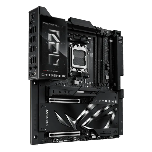 ASUS ROG Crosshair X870E Extreme AM5 E-ATX Motherboard with AMD X870E Chipset, DDR5 9000+(OC), PCIe 5.0, Wi-Fi 7, USB4, 5" LCD, Aura Sync - ROG CROSSHAIR X870E EXTREME