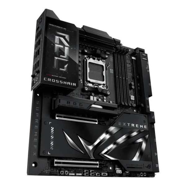 ASUS ROG Crosshair X870E Extreme AM5 E-ATX Motherboard with AMD X870E Chipset, DDR5 9000+(OC), PCIe 5.0, Wi-Fi 7, USB4, 5" LCD, Aura Sync - ROG CROSSHAIR X870E EXTREME