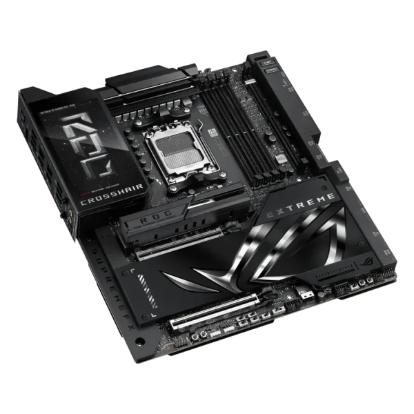 ASUS ROG Crosshair X870E Extreme AM5 E-ATX Motherboard with AMD X870E Chipset, DDR5 9000+(OC), PCIe 5.0, Wi-Fi 7, USB4, 5" LCD, Aura Sync - ROG CROSSHAIR X870E EXTREME