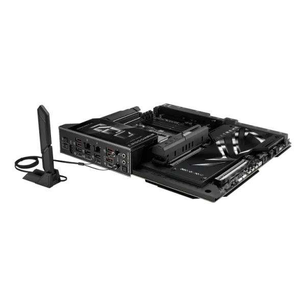 ASUS ROG Crosshair X870E Extreme AM5 E-ATX Motherboard with AMD X870E Chipset, DDR5 9000+(OC), PCIe 5.0, Wi-Fi 7, USB4, 5" LCD, Aura Sync - ROG CROSSHAIR X870E EXTREME