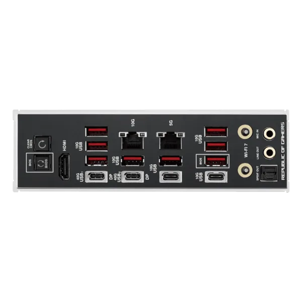ASUS ROG Crosshair X870E Extreme AM5 E-ATX Motherboard with AMD X870E Chipset, DDR5 9000+(OC), PCIe 5.0, Wi-Fi 7, USB4, 5" LCD, Aura Sync - ROG CROSSHAIR X870E EXTREME