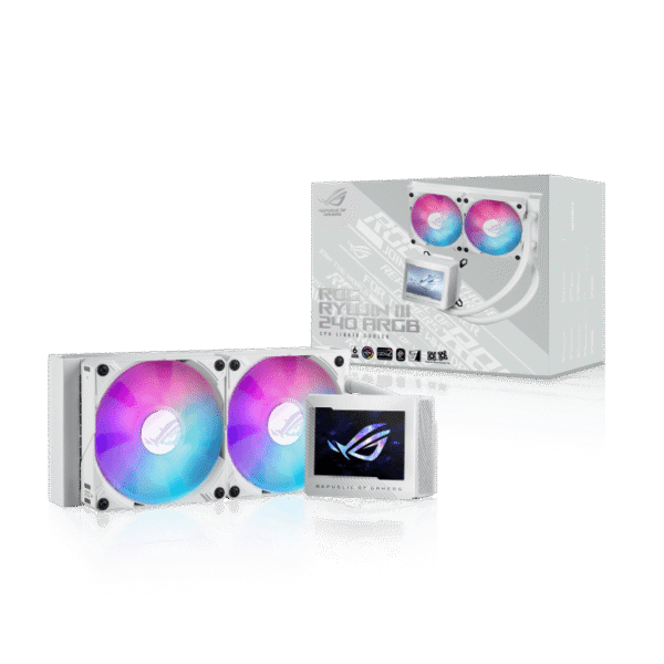 ROG RYUJIN III 240 ARGB WHT 7 ASUS ROG Ryujin III 240 ARGB White AIO Cooler Asetek ARGB - ROG RYUJIN III 240 ARGB WHT