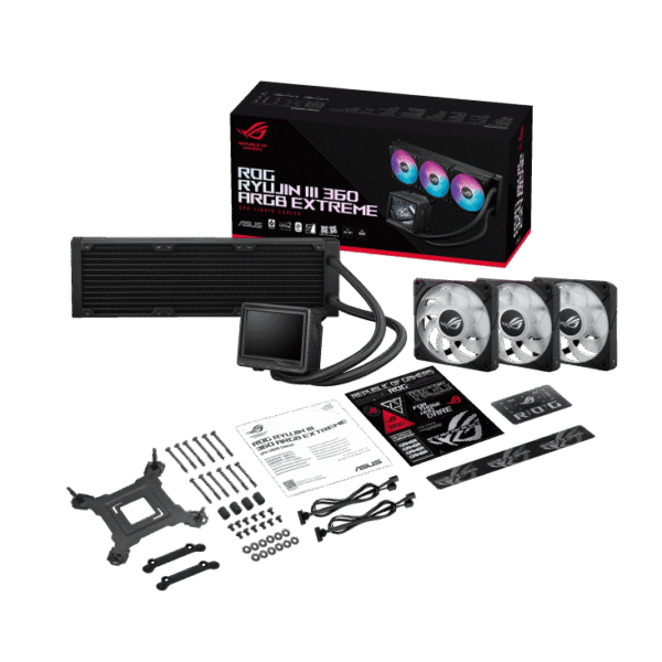 ROG RYUJIN III 360 ARGB EXTREME 13 ASUS ROG Ryujin III 360 ARGB Extreme AIO Cooler Asetek ARGB - ROG RYUJIN III 360 ARGB EXTREME