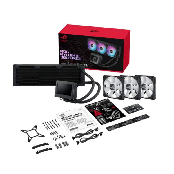 ROG RYUJIN III 360 ARGB8 ASUS ROG Ryujin III 360 ARGB AIO Cooler Asetek ARGB - ROG RYUJIN III 360 ARGB