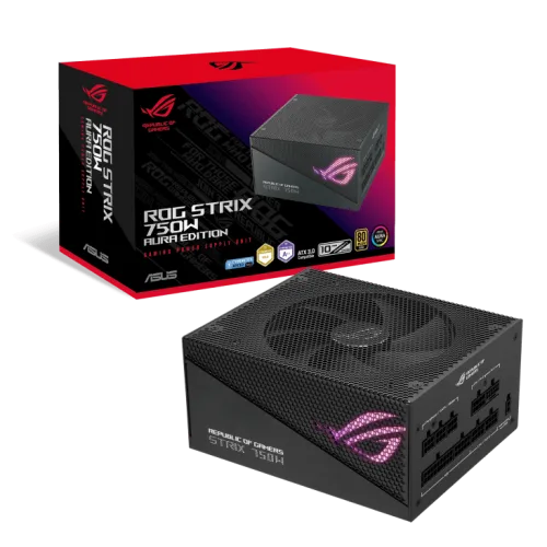 ASUS ROG Strix 750W 80+ Gold Fully Modular ARGB PSU - ROG-STRIX-750G-AURA-GAMING