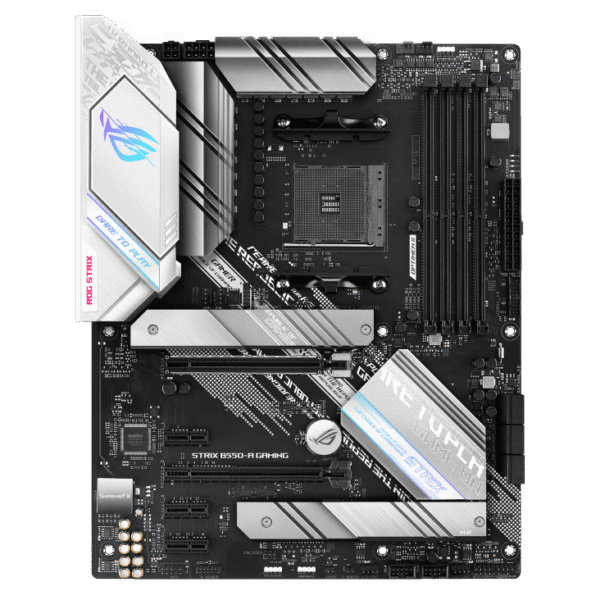 ASUS ROG Strix B550-A Gaming AM4 ATX Motherboard with AMD B550 Chipset, DDR4 5100(O.C.), PCIe 4.0, 2.5Gb Ethernet, Aura Sync - ROG STRIX B550-A GAMING