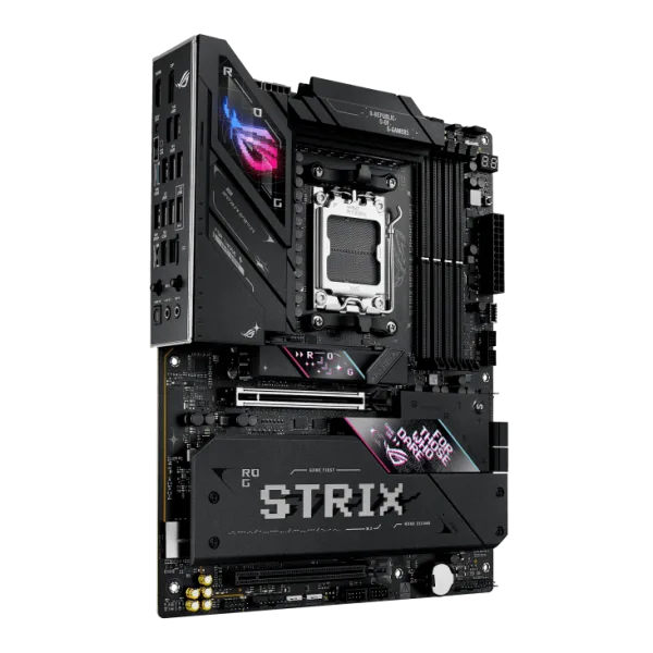 ASUS ROG Strix B850-E Gaming WiFi AM5 ATX Motherboard with AMD B850 Chipset, DDR5 8000+MT/s, PCIe 5.0, WiFi 7, USB4, AI Overclocking - ROG STRIX B850-E GAMING WIFI