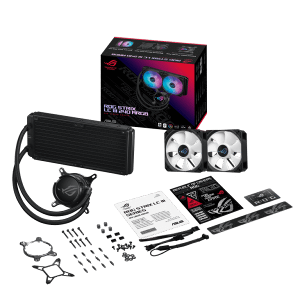 ASUS ROG Strix LC III 240 ARGB AIO Cooler Asetek ARGB - ROG STRIX LC III 240 ARGB