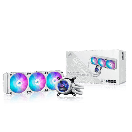 ASUS ROG Strix LC III 360 ARGB LCD White AIO Cooler Asetek ARGB - ROG STRIX LC III 360 ARGB LCD WHT