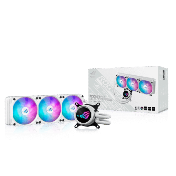 ROG STRIX LC III 360 ARGB WHT 7 ASUS ROG Strix LC III 360 ARGB White AIO Cooler Asetek ARGB - ROG STRIX LC III 360 ARGB WHT