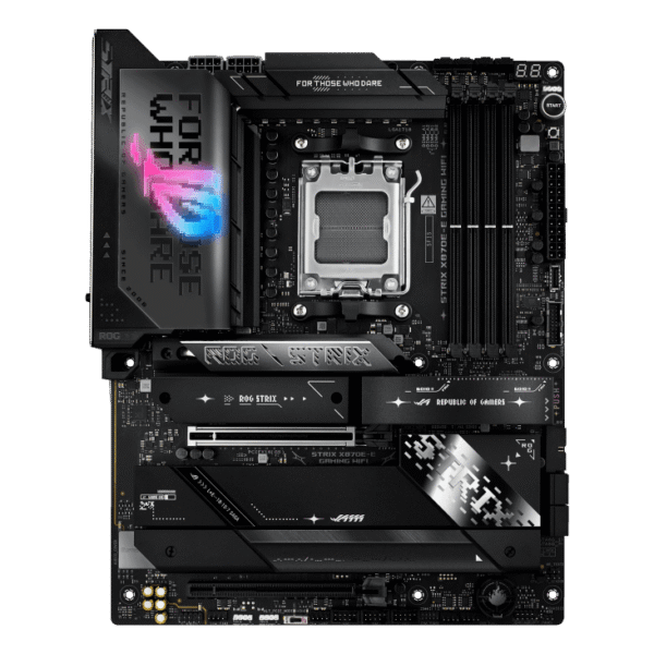 ASUS ROG Strix X870E-E Gaming WiFi AM5 ATX Motherboard with AMD X870E Chipset, DDR5 8000+MT/s, PCIe 5.0, WiFi 7, USB4, AI Overclocking - ROG STRIX X870E-E GAMING WIFI
