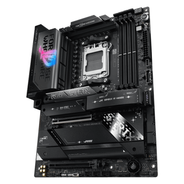ASUS ROG Strix X870E-E Gaming WiFi AM5 ATX Motherboard with AMD X870E Chipset, DDR5 8000+MT/s, PCIe 5.0, WiFi 7, USB4, AI Overclocking - ROG STRIX X870E-E GAMING WIFI