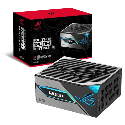 ASUS ROG Thor 1200W Platinum III 80+ Platinum Fully Modular PSU - ROG-THOR-1200P3-GAMING