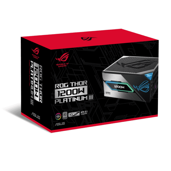 ASUS ROG Thor 1200W Platinum III 80+ Platinum Fully Modular PSU - ROG-THOR-1200P3-GAMING