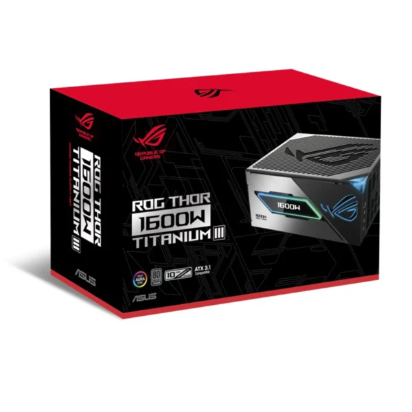 ASUS ROG Thor 1600W Titanium 80+ Titanium Fully Modular PSU - ROG-THOR-1600T3-GAMING