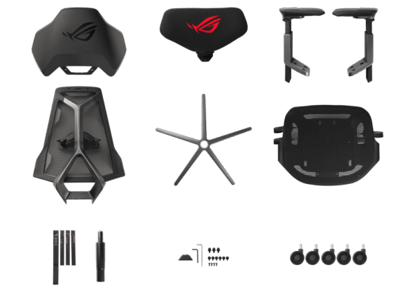 ASUS ROG Destrier Ergo Gaming Chair - SL400 ROG DESTRIER/BK/WW
