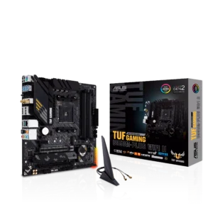 ASUS TUF Gaming B550M-Plus WiFi II AM4 Micro ATX Motherboard with AMD B550 Chipset, DDR4 4866(O.C.), PCIe 4.0, Wi-Fi 6, AURA Sync - TUF GAMING B550M-PLUS WIFI II